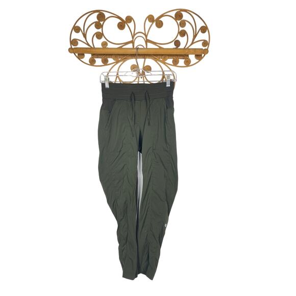 Lululemon Street To Studio Pant II Unlined 28 crop Olive Green 4 - Picture 2 of 9